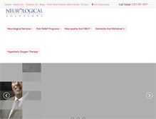 Tablet Screenshot of neurologicalsolutions.org
